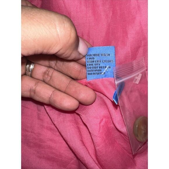 J.McLaughlin Size L Peony Rue 100% Linen Sheath Dress NWT $198 - Picture 7 of 8